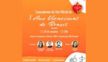 É hoje o lançamento do site do Ano Vocacional do Brasil